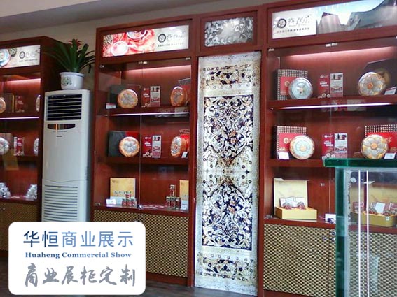 哈尔滨中药店烤漆工艺展柜定做