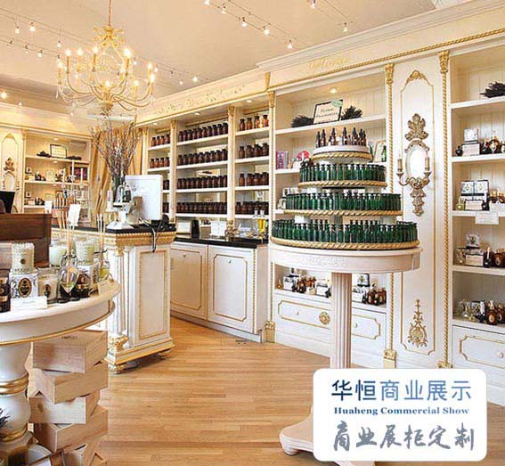 订做化妆品店产品展示柜
